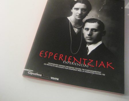 Diseño Libro Esperientziak Portada