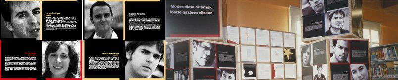 Grafica Exposición Idazleak
